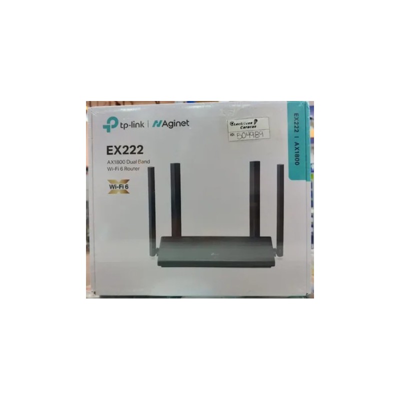 ROUTER TP LINK EX222 AX1800 Wifi 6 DUAL BAND GIGABIT
