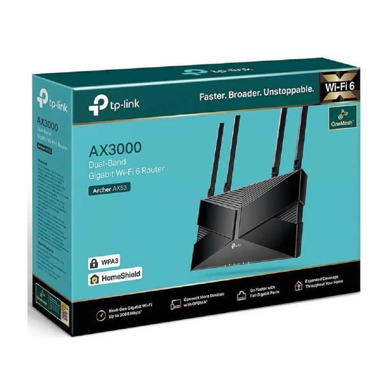 ROUTER TPLINK ARCHER AX53 AX3000 GB WIFI6