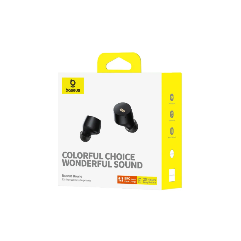 BOWIE E18 NEGRO IN EAR TWS EARBUDS